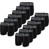 riverso Boxershorts Herren Retroshorts RIVOle Unterhosen (Vorteilspack, 12-St) Basic Boxer mit Stretch