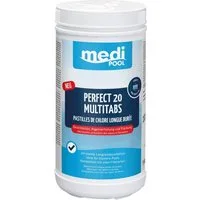 mediPOOL Poolpflege mediPOOL 3 in 1 Perfect 20 MultiTabs 1 kg, (Spar-Set)