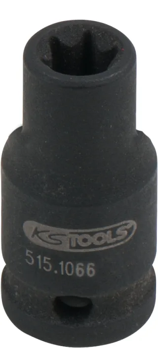 KS Tools 1/4" Torx-E-Kraft-Stecknuss, kurz - 515.1066