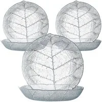 Luminarc Gebäckteller Luminarc Aspen Teller tief 21 cm 6er Set, Glas, (Spar-Set)