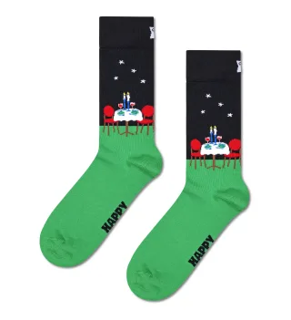happy socks - Table For Two Sock Grün - Gr. - 38