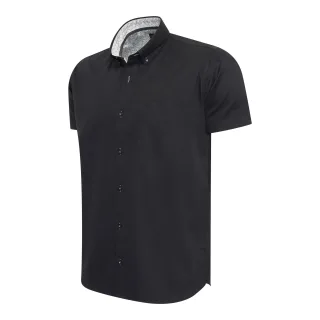 Cappuccino Italia Hemden Toscana Stretch Schwarz