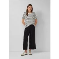 s.Oliver Culotte Hose Culotte aus Scuba mit Elastikbund