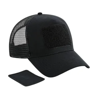 Beechfield - Trucker Cap Snapback (Schwarz)