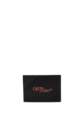 Off-White Karteninetui Schwarz