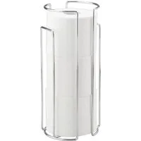 WENKO Toiletten-Ersatzrollenhalter Wandhalter, Chrom, für 3 Rollen