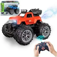 Esun RC-Auto Ferngesteuertes Auto ab 3 5 6 8 jahre, Rc Auto mit Sprühnebel (Komplettset), 360° Rotation Auto Spielzeug für Junge Mädchen