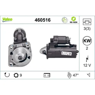 Valeo Starter 2,0 kW Ford C-Max Focus Galaxy Mondeo S-Max 1,8 460516