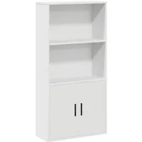 vidaXL Bücherregal Bücherregal Weiß 60x24x120 cm Holzwerkstoff, 1-tlg.