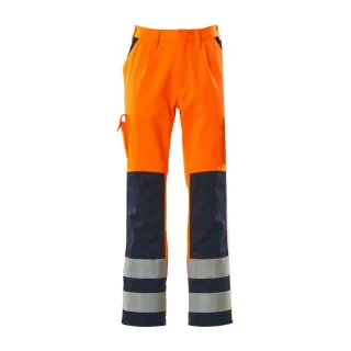 MASCOT Olinda Hose mit Knietaschen SAFE COMPETE Hi-vis Orange / Marine 46 - 07179-860-141-82C46