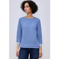 STREET ONE 3/4-Arm-Shirt mit U-Boot-Ausschnitt