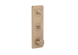 Hansgrohe Thermostat Modul 380/120 Unterputz FS Axor Citterio C 2 Verbr.brushed red gold, 49700310 49700310