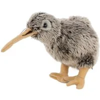 Teddys Rothenburg Kuscheltier Vogel Kiwi grau sitzend 15 cm Plüschkiwi
