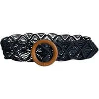 nsihing Flechtgürtel Damen Boho Geflochtener Taillengürtel, Rope Braid Hüftgürtel für Kleider & Freizeit, Vintage Gürtel für Damen