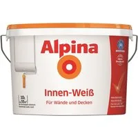Alpina Wandfarbe Alpina Wandfarbe Innenweiß 10 L weiß matt