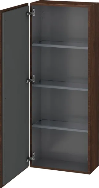 Duravit L-Cube Halbhochschrank Nussbaum gebürstet Matt 500x243x1320 mm - LC1169L6969 LC1169L6969