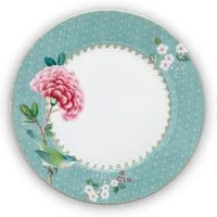 PiP Studio Frühstücksteller Frühstücksteller Blushing Birds Blau (21cm)