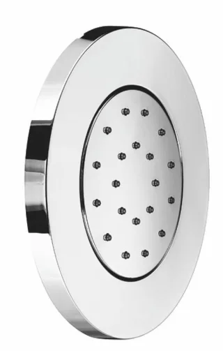 Herzbach Living Spa Unterputz-Seitenbrause, Regen rundes Design chrom, 11.674300.1.01 11.674300.1.01