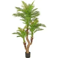 Kunstpalme Arecapalme, Creativ green, Höhe 190 cm, mit naturgetreuen Palmwedeln
