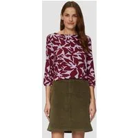 s.Oliver 3/4-Arm-Shirt T-Shirt Shirt mit All-over-Print aus Viskosestretch