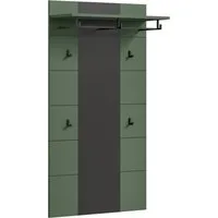 Home affaire Garderobenpaneel REHAT, TOPSELLER!, Höhe 145 cm, Hutablage, 4 Haken, Garderobenstange (1 St., in verschiedenen Farben erhältlich), Paneel, Wandboard, Garderobe, Garderobenleiste, Garderobenboard