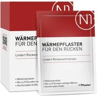 N1 Healthcare Wärmepflaster N1 Wärmepflaster für den Rücken, 20 St. (20 St), 8 Stunden wohltuende Wärme