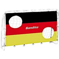 BURI Fußballtor Bandito Torwand Deutschland mit 2 Schusslöchern 198x130cm Torwand