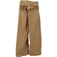 Guru-Shop Relaxhose Thai Fischerhose aus gestreiftem Webstoff,.. Ethno Style, alternative Bekleidung