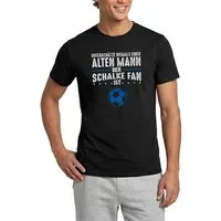 Spreadshirt T-Shirt Schalke Fan Alter Mann Fußball Fan Geschenk Männer T-Shirt (1-tlg)