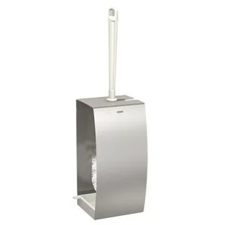 KWC Aquarotter WC-Bürstengarnitur, STRATOS, Edst., Aufputz, 110x230x111 mm, weiße Bürste, 3600008876 3600008876