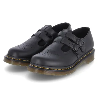 Dr. Martens Halbschuhe MARY JANE 8065  Schwarz - Gr. 37 -  Leder und Textil