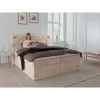 OTTO home Boxbett PHILLIPA inkl. Bettkasten, wahlweise mit LED-Leuchten, Breite: 180cm, inkl. Kaltschaum-Topper, in verschiedenen Farben erhältlich