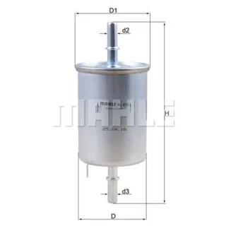 Mahle Kraftstofffilter Chevrolet Aveo Spark Daewoo Kalos