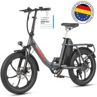 Vankel E-Bike Cityrad M1 Faltbares Damen u. Herren E-Fahrrad 960WH Pedelec,20AH 120 km, Heckmotor, 960 Wh, Cityrad 7 Gang Shimano,Scheibenbremsen, Kettenschaltung