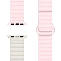 Nalia Smartwatch-Armband Apple Watch 49mm/46/45/44/42(Serie 1-3), Magnetisches Silikon Ersatzband / für Sport Fitness Uhr / Atmungsaktiv