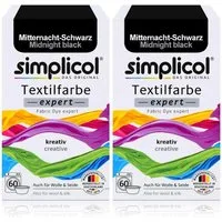 simplicol Textilfarbe Simplicol Textilfarbe expert Mitternacht-Schwarz 150g-Farbe zum Färben