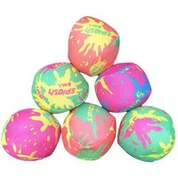 Best Sporting Wasserball Water Fun Balls 6er-Set aus Neopren für Wasserspiele, 6er-Set, Neopren, 4 cm, leuchtende Farben, für Pool, Strand und See