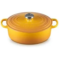 LE CREUSET Bräter Gusseisen-Bräter mit Deckel, Oval, Gusseisen, Oval, 4,43 kg, Nectar, 21178276724430