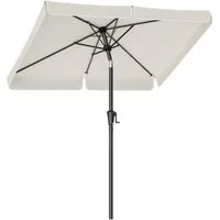 SONGMICS Sonnenschirm, LxB: 200,00x150,00 cm, Balkonschirm, UPF 50+, beidseitig um 30° knickbar, ohne Ständer