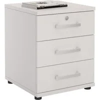 CARO-Möbel Rollcontainer TORONTO, Bürocontainer Büroschrank Schreibtischcontainer Schubladencontainer ab