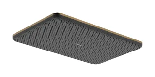 Hansgrohe Kopfbrause Raindance Alive Q 210/340 1jet EcoSmart brushed bronze , 24531140 24531140