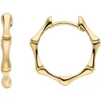 Schmuck Krone Paar Creolen Creolen aus 333 Gelbgold 16,9x2,4mm glänzend, Gold 333