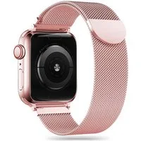 TECH PROTECT Smartwatch-Armband für Apple Watch (42/44/45/49 mm), Elegantes Edelstahl-Milanese Armband