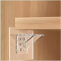 TECBULL Klebehaken Schrankbodenträger Halter Einlegeboden Schrank selbstklebend, (24-St)