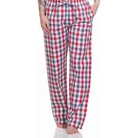 Normann Pyjama Damen Schlafanzug Hose lang gewebt aus Baumwolle – ideal zum relaxen