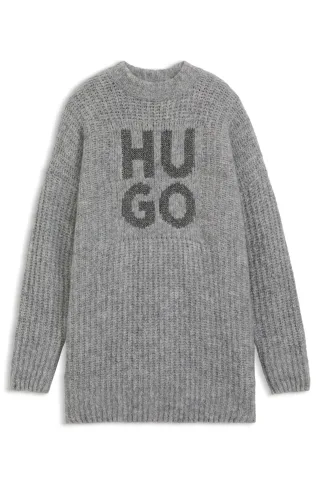 HUGO RED Womenswear - Sloguis open grey - Gr. - XS