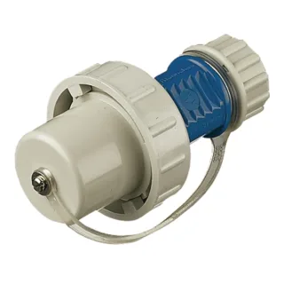 Mennekes Schuko Stecker , IP68, blau/grau
