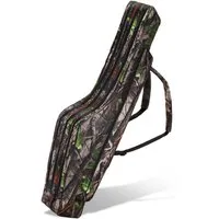 Traxis Angelrutentasche Camo Rutentasche – Futteral mit Reißverschlussfach & Schultergurt