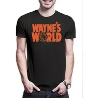 Urban Backwoods Print-Shirt Wayne´s World Logo Herren T-Shirt Music Symbol Sign Musik Movie Film (1-tlg) Waynes World Wayne Campbell