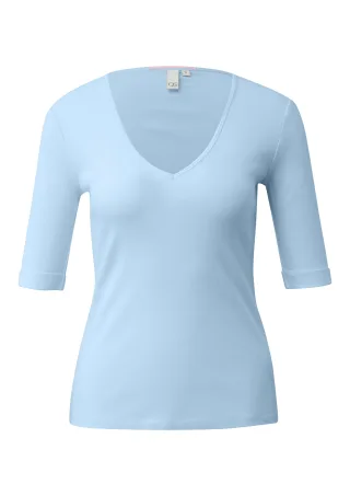 qs - T-Shirt blau - Gr. - L